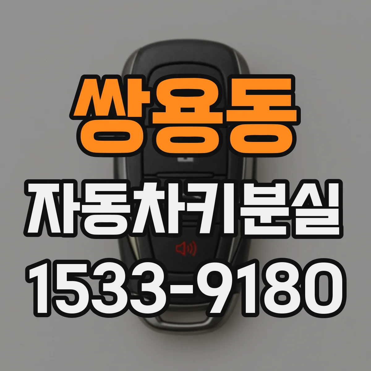 쌍용동 자동차키분실