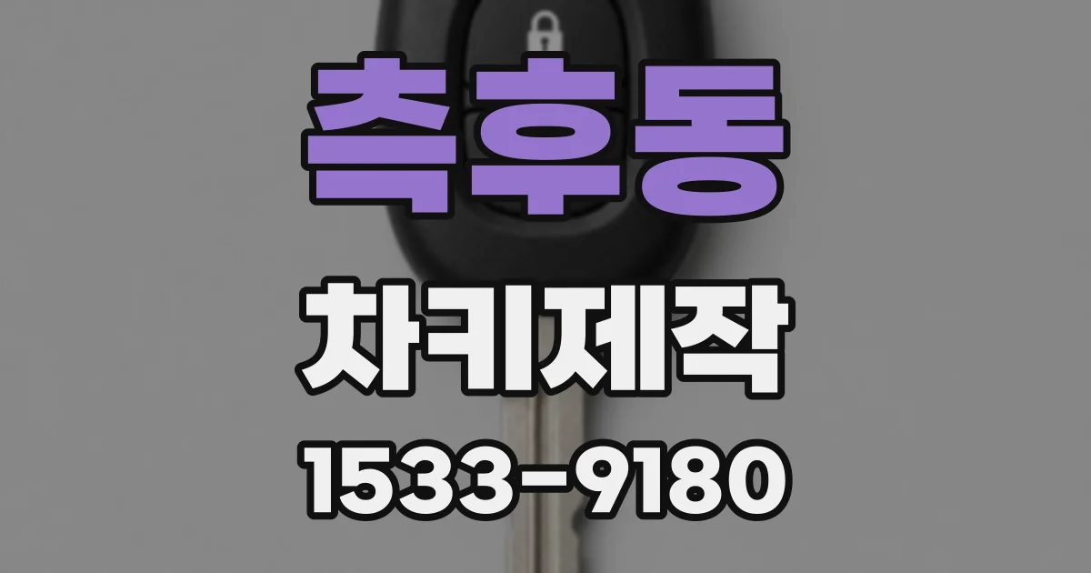 측후동 차키제작