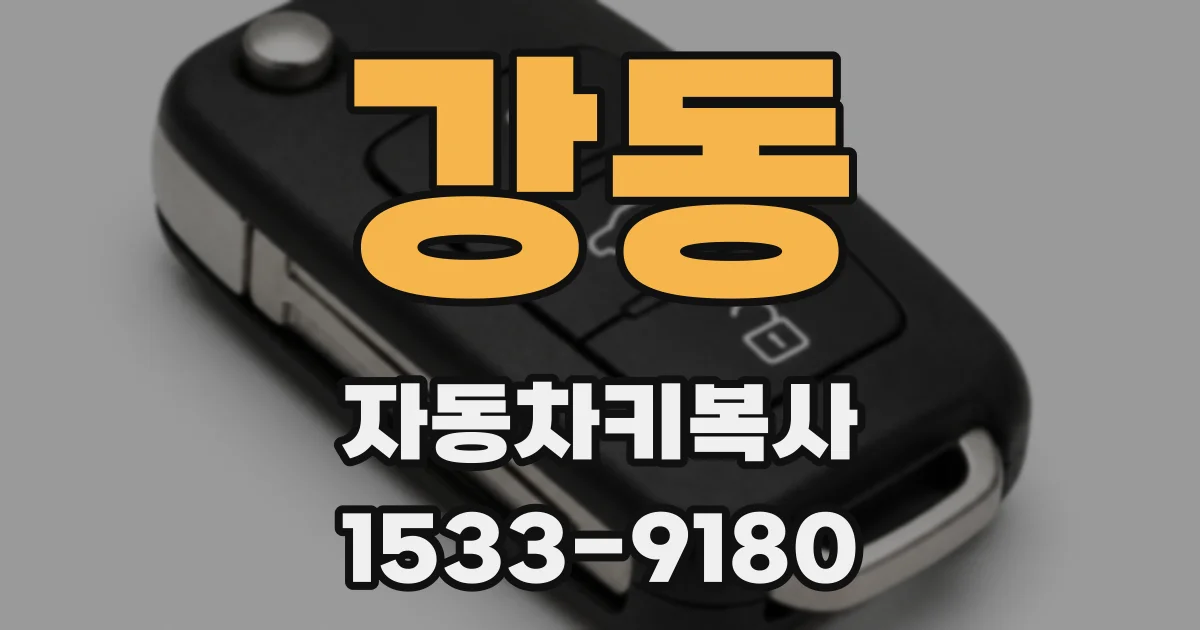 강동 자동차키복사