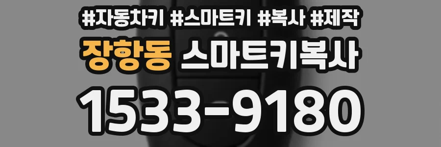 장항동 스마트키복사