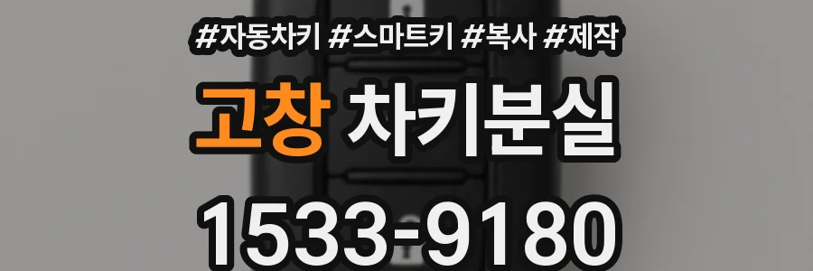 고창 차키분실