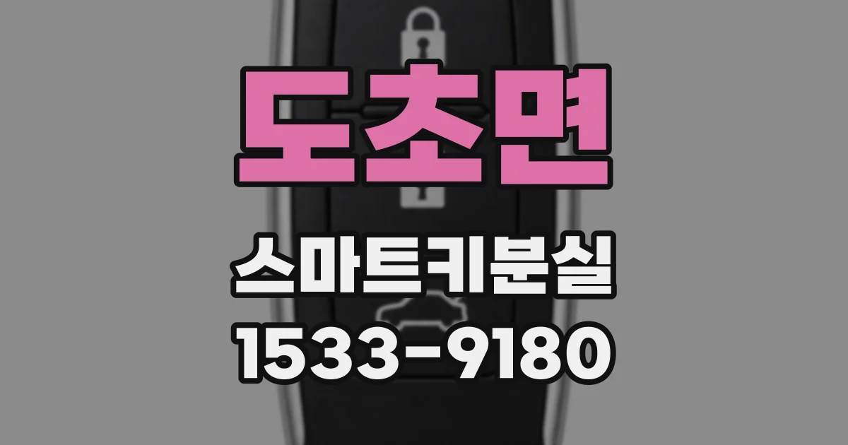 도초면 스마트키분실