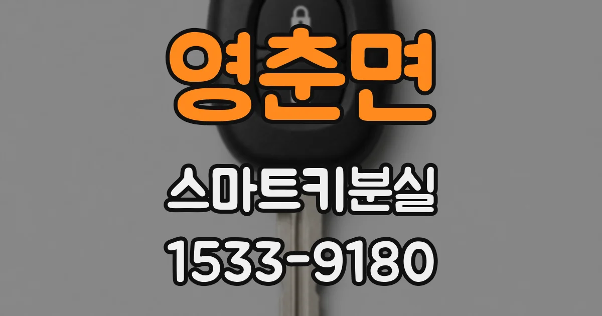 영춘면 스마트키분실