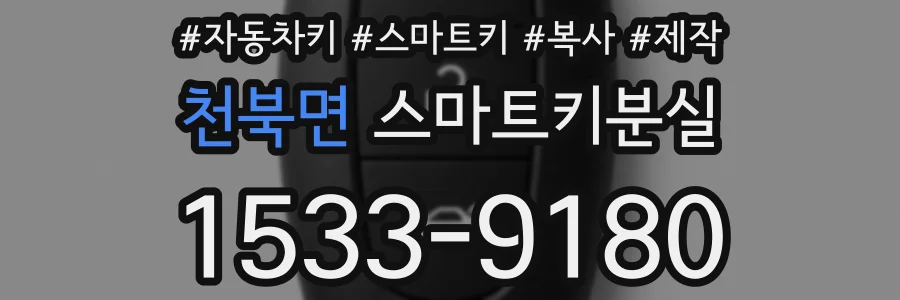 천북면 스마트키분실