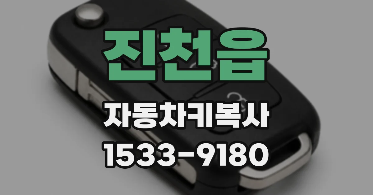 진천읍 자동차키복사