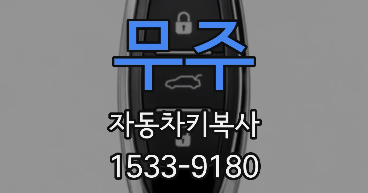 무주 자동차키복사