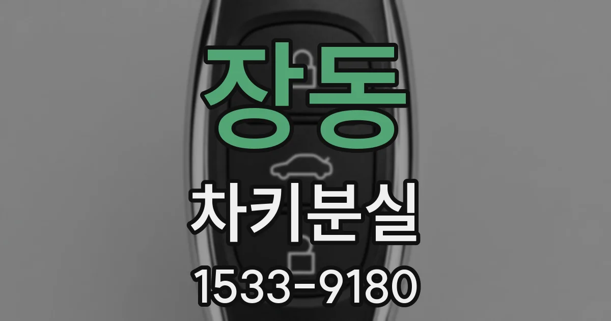 장동 차키분실