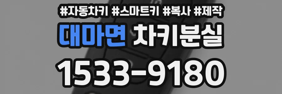 대마면 차키분실