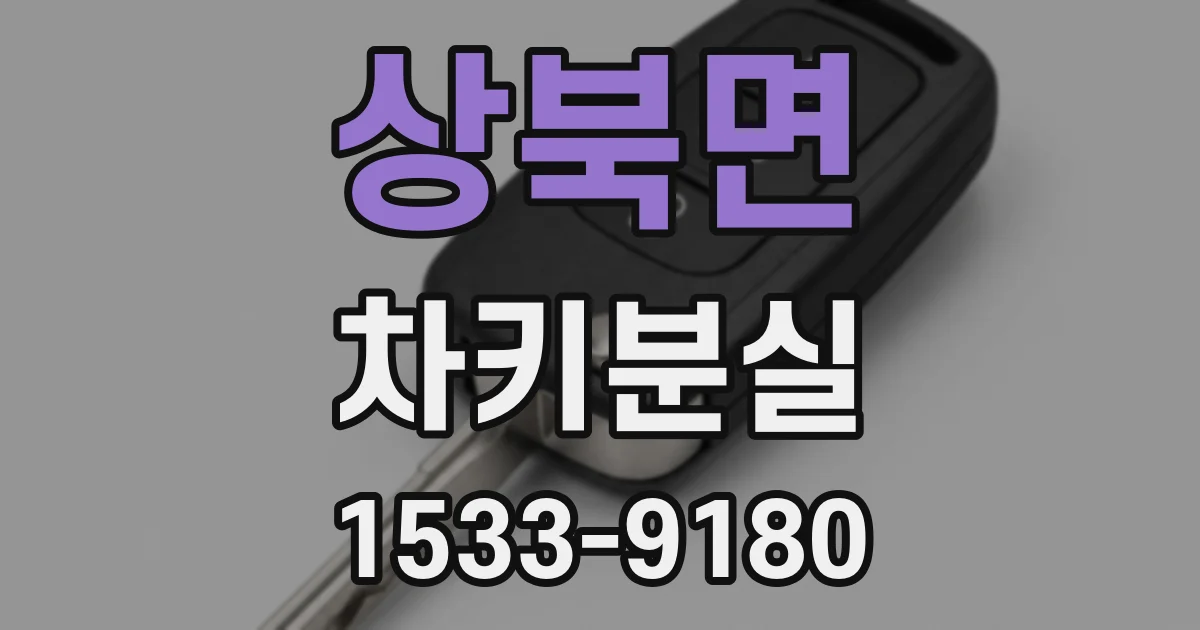 상북면 차키분실