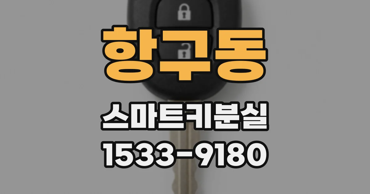 항구동 스마트키분실
