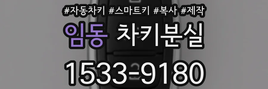 임동 차키분실
