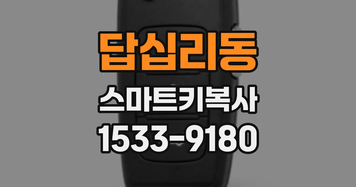 답십리동 스마트키복사