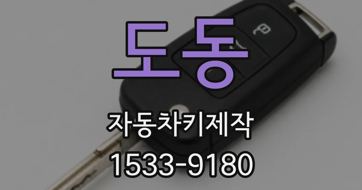 도동 자동차키제작