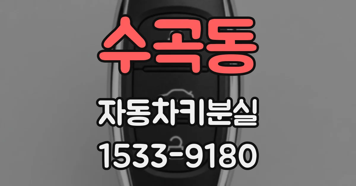 수곡동 자동차키분실