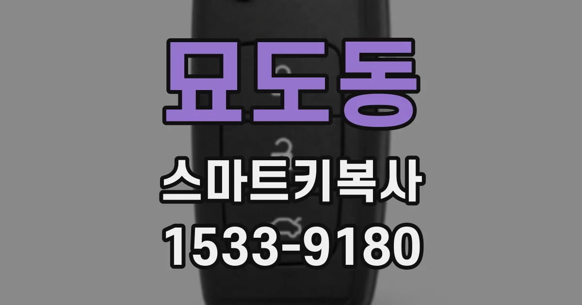 묘도동 스마트키복사
