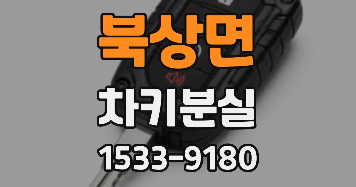 북상면 차키분실