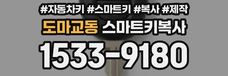 도마교동 스마트키복사