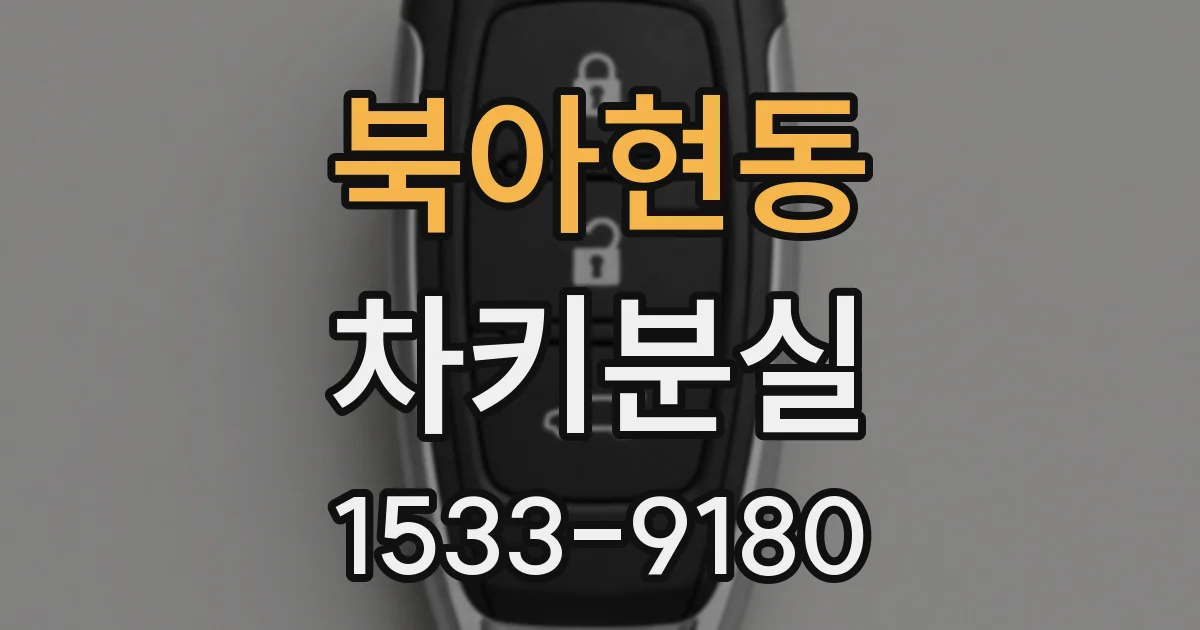 북아현동 차키분실
