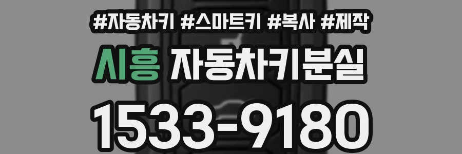 시흥 자동차키분실