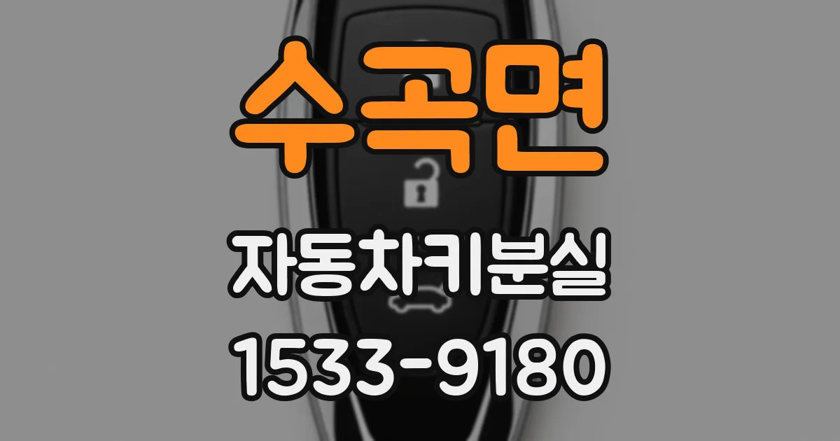 수곡면 자동차키분실