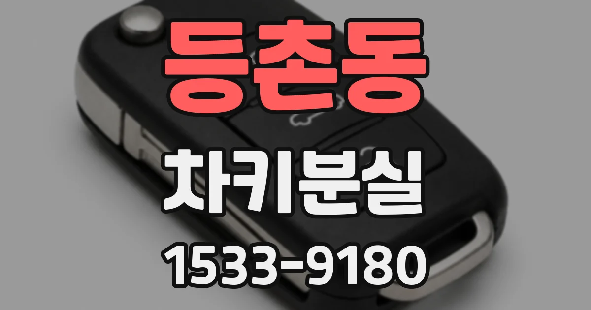 등촌동 차키분실