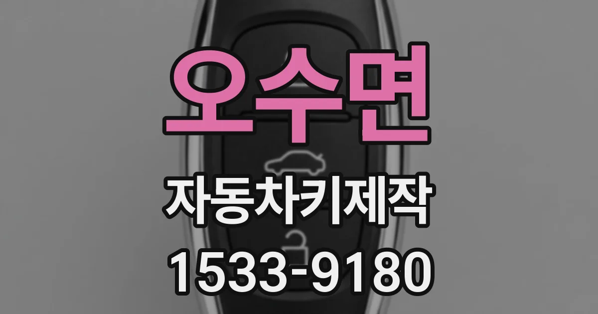 오수면 자동차키제작
