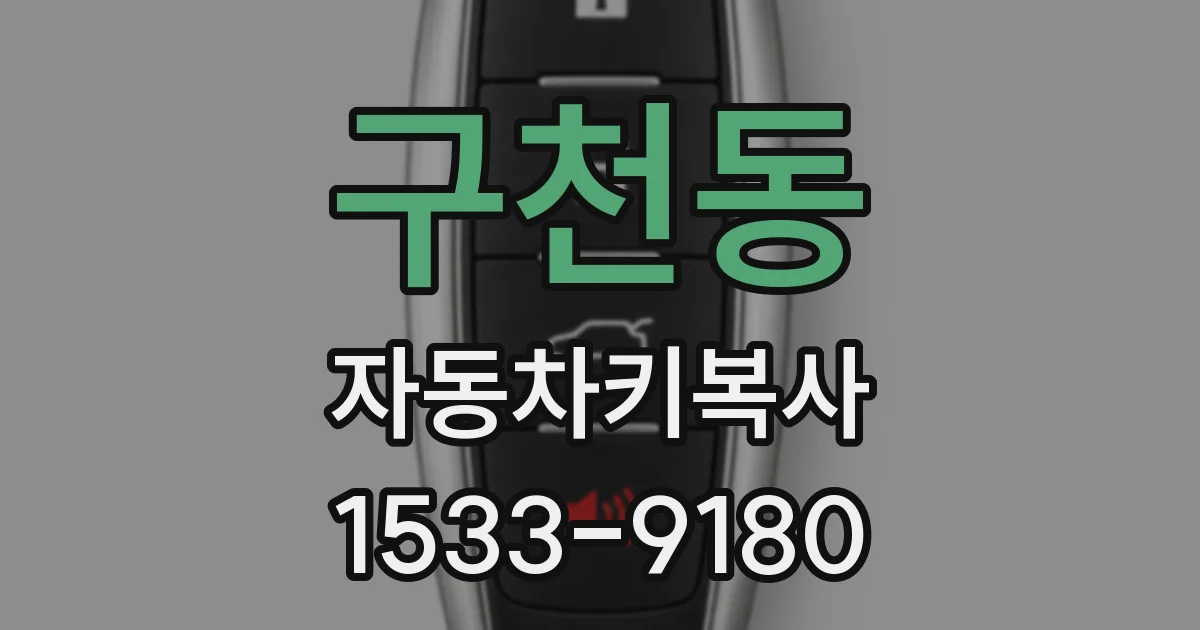 구천동 자동차키복사