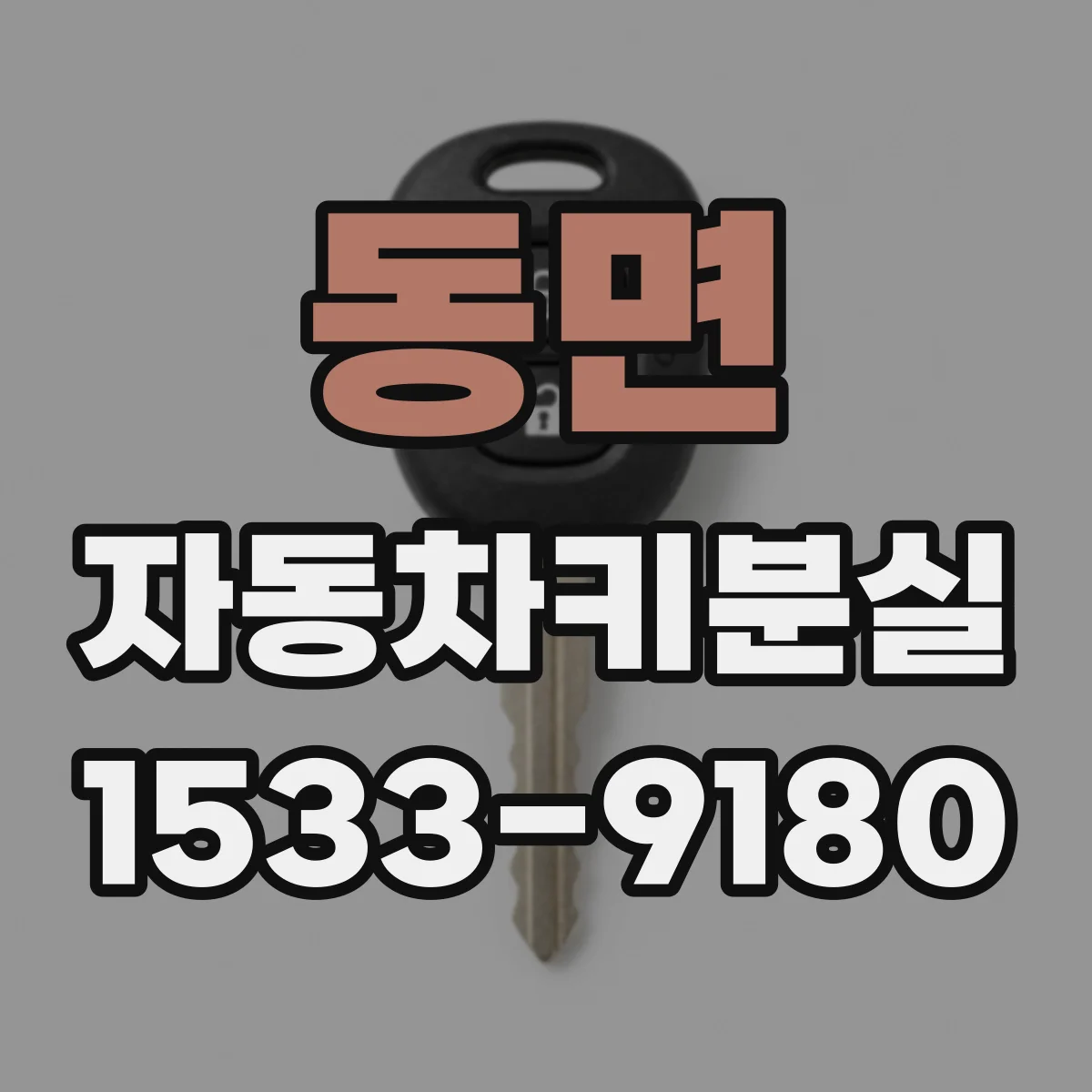 동면 자동차키분실