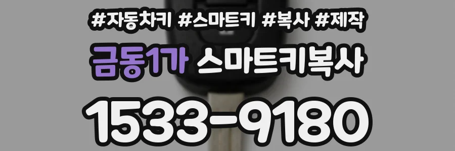 금동1가 스마트키복사