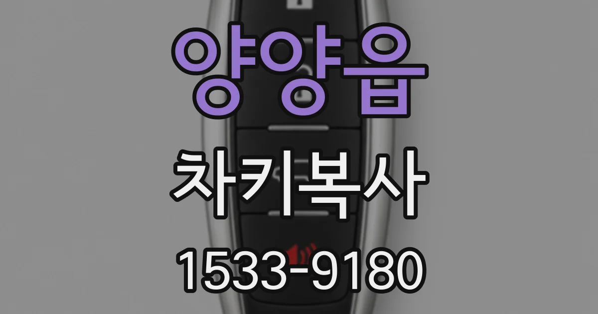 양양읍 차키복사