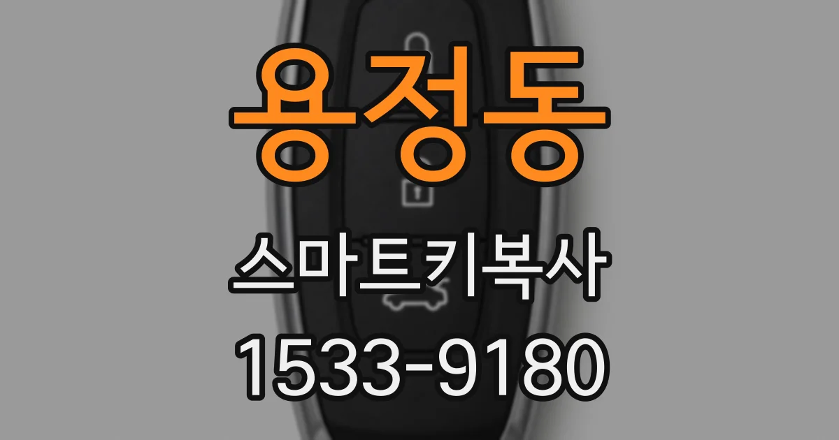 용정동 스마트키복사