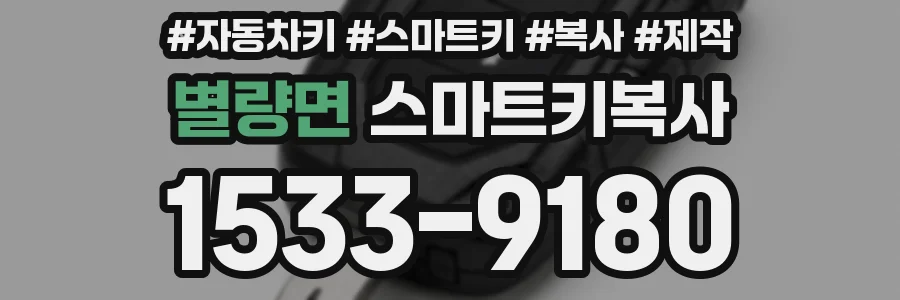 별량면 스마트키복사