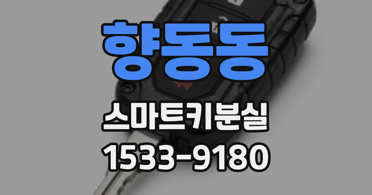 향동동 스마트키분실