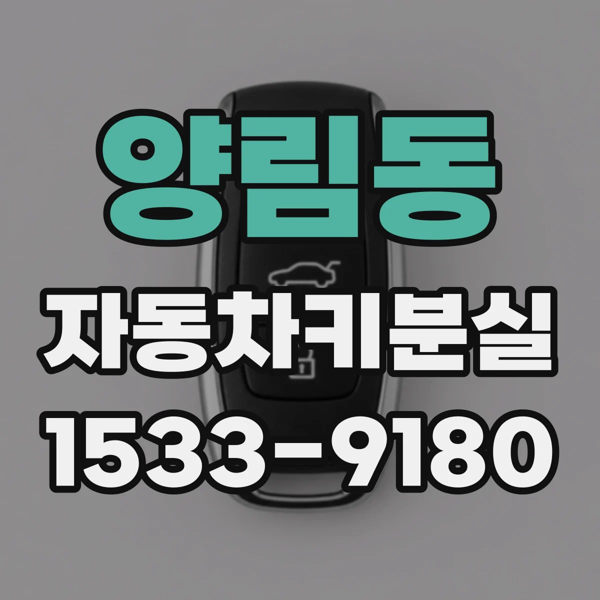 양림동 자동차키분실
