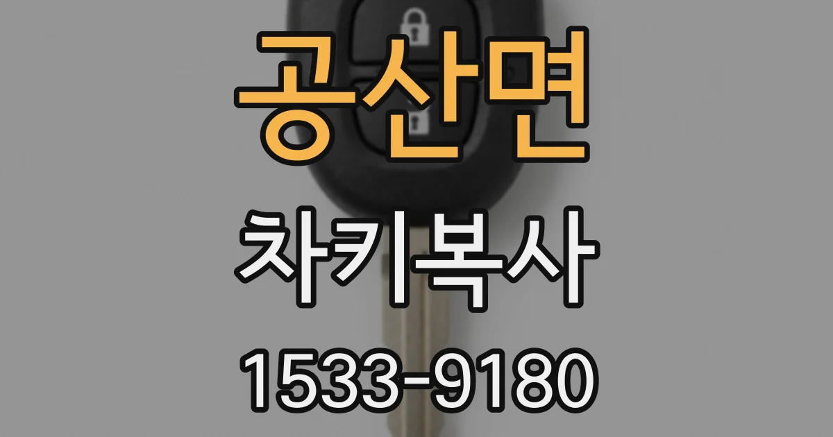 공산면 차키복사