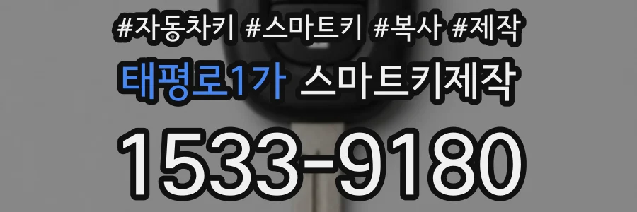 태평로1가 스마트키제작
