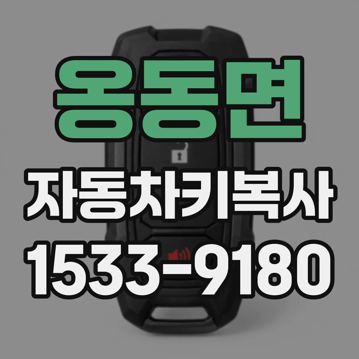 옹동면 자동차키복사