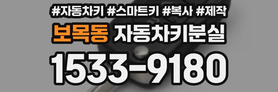 보목동 자동차키분실
