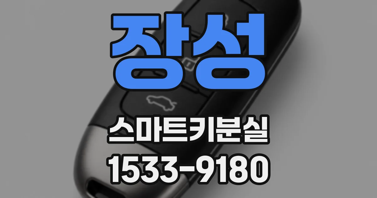 장성 스마트키분실