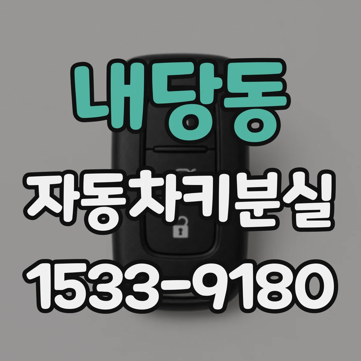 내당동 자동차키분실
