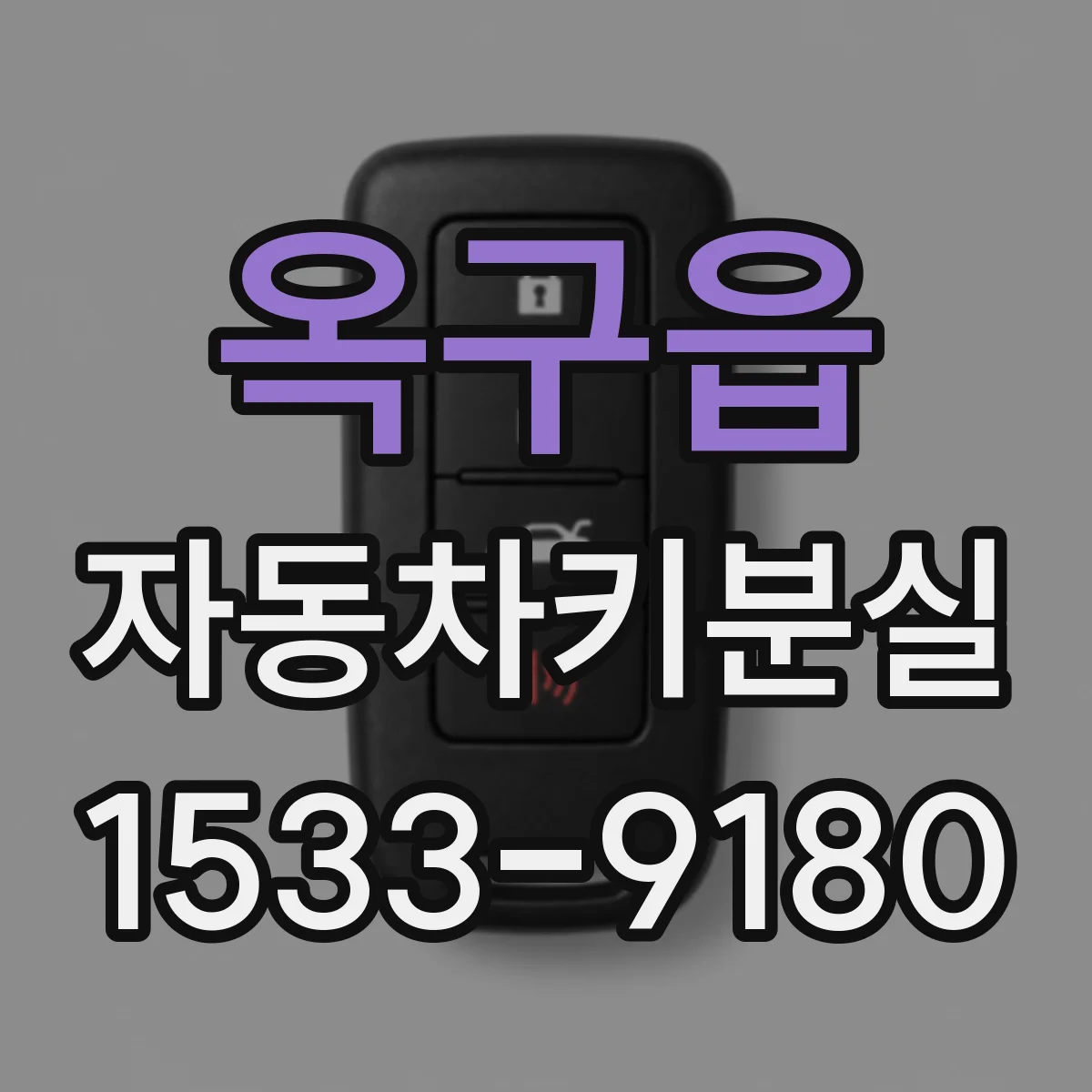 옥구읍 자동차키분실