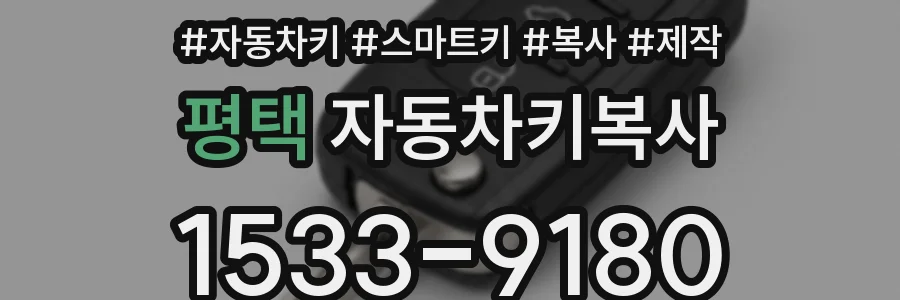 평택 자동차키복사