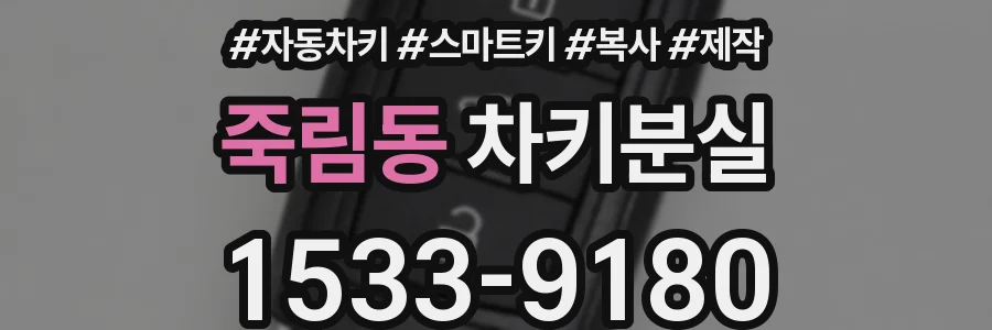 죽림동 차키분실