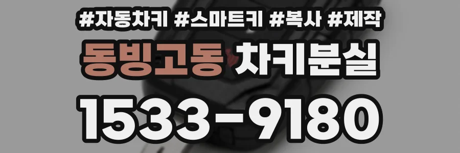 동빙고동 차키분실