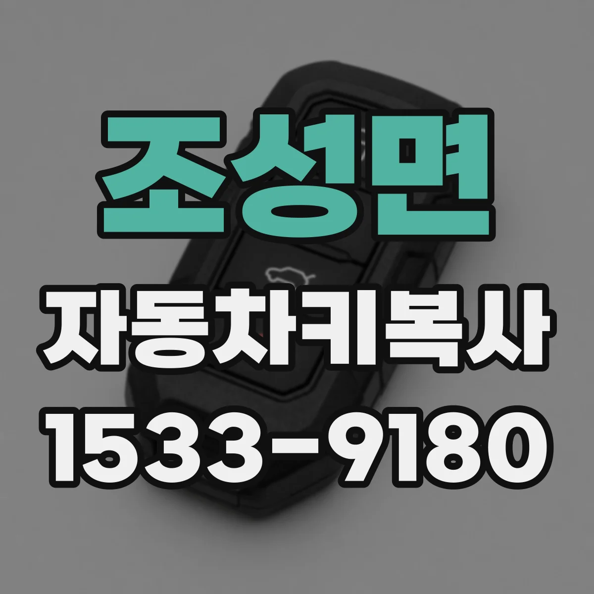 조성면 자동차키복사