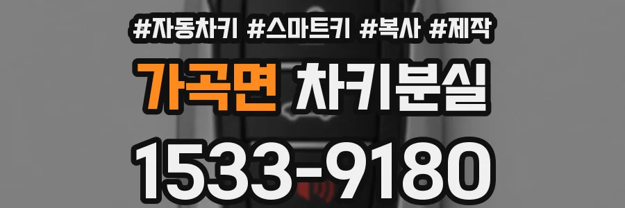 가곡면 차키분실