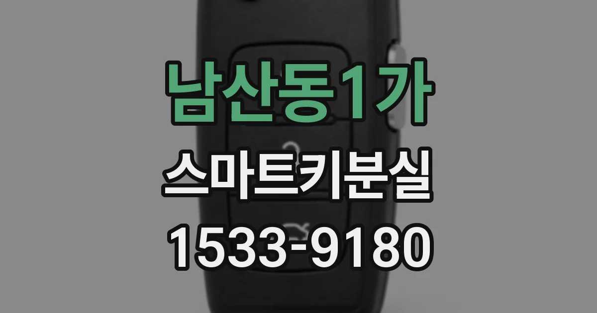 남산동1가 스마트키분실