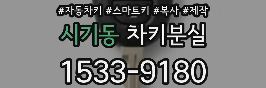 시기동 차키분실