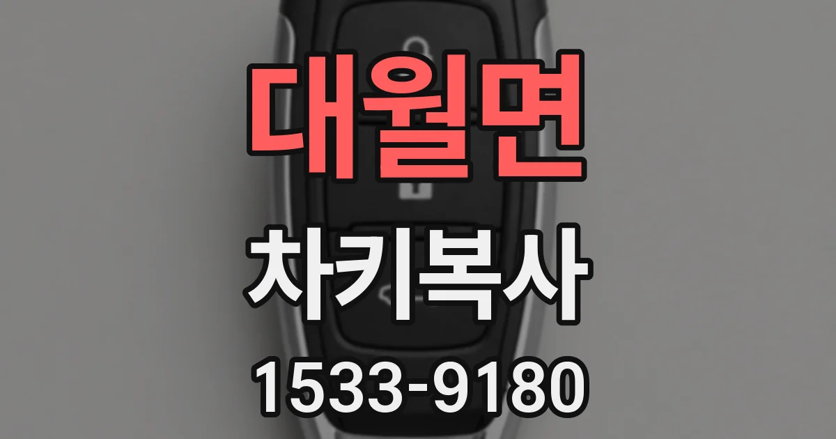 대월면 차키복사