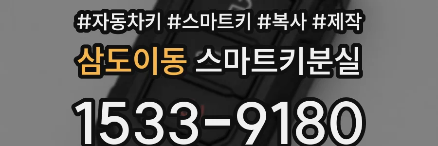 삼도이동 스마트키분실